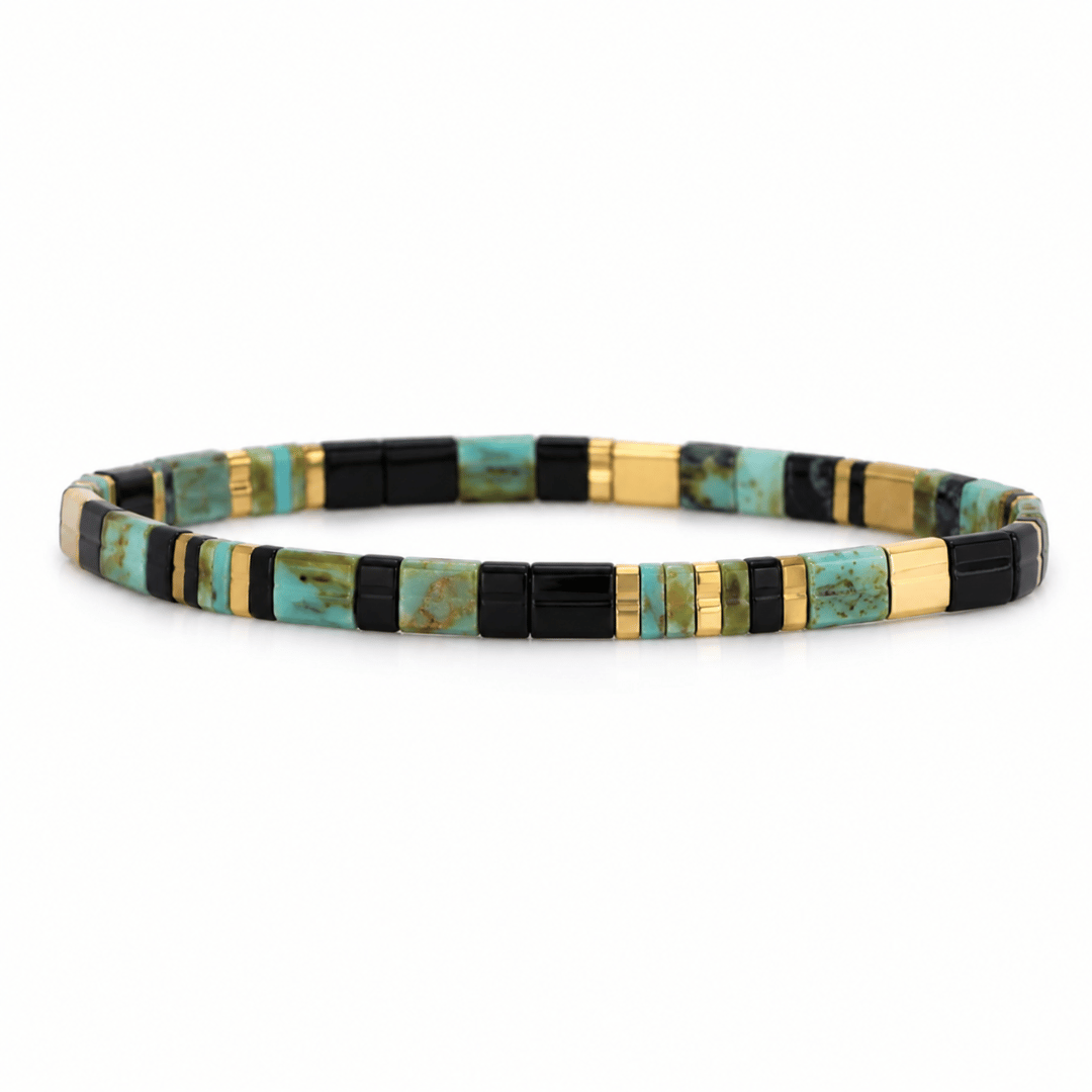 Tile Bead Bracelets
